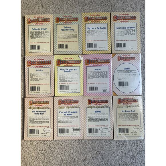 Mix Lot of 36 Vtg Baby-Sitters Little Sister Chapter Books Ann M Martin - Picture 9 of 14